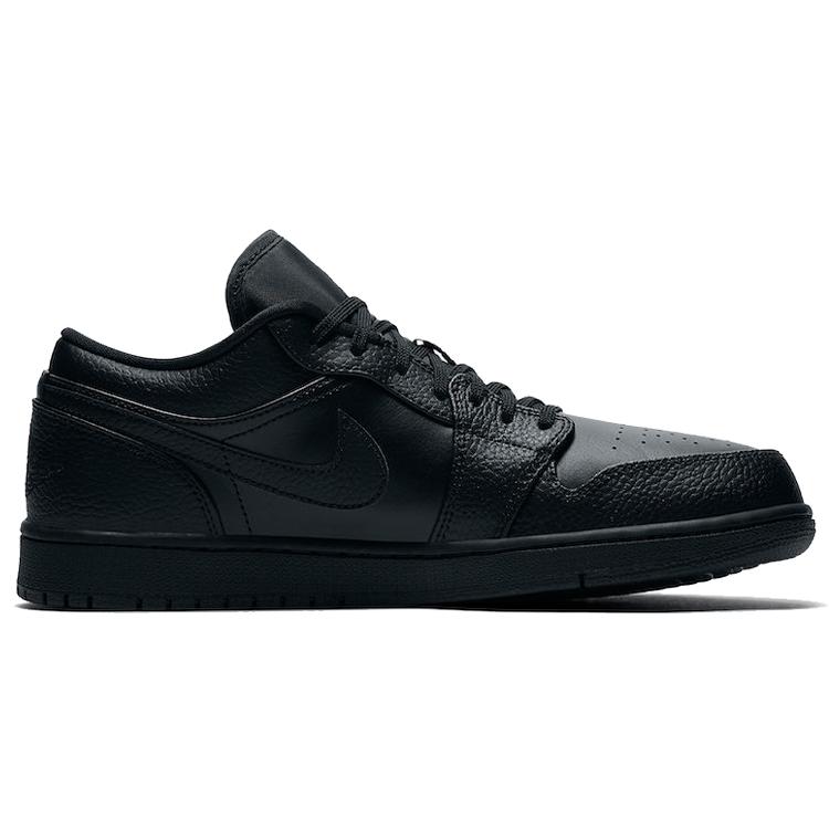 New JORDAN 1 Low Triple Black 553558-091