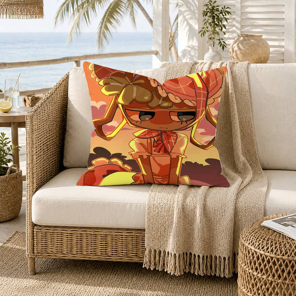 Bassie DDandys WWorld Pillow Case for Sofa Living Room Home Office Decor Protective Cover