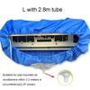 Air Conditioner Washing Cover with Water Tube Wall Mounted Air Conditioner Protective Dust Covers Household Cleaning Tools