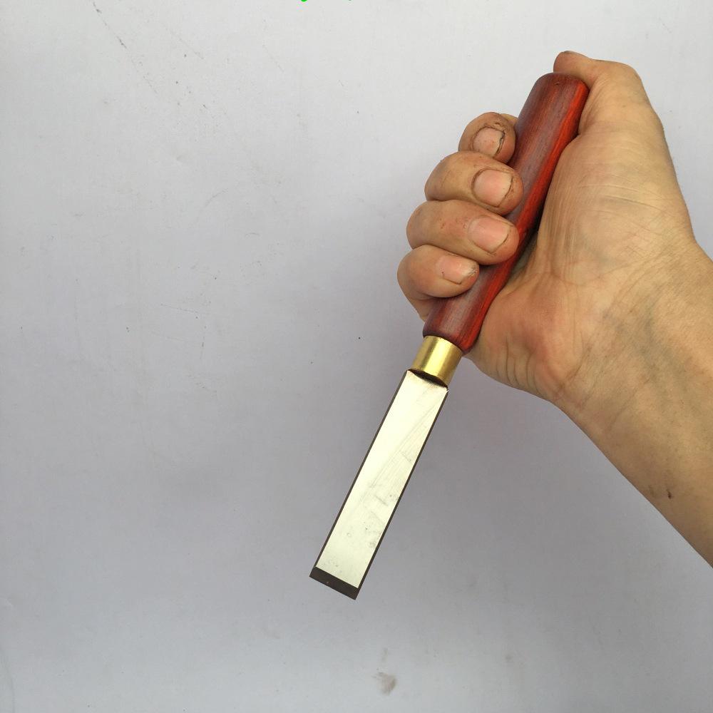 White Steel Scraper: Multi-Purpose Chisel & Trimming Tool, 2mm Thick Blade