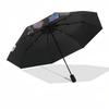 1pc Moon Phases Mandala Art Umbrella with Plastic Handle,Suitable for All Seasons Home Travel Outdoor UmbrellaDD1814