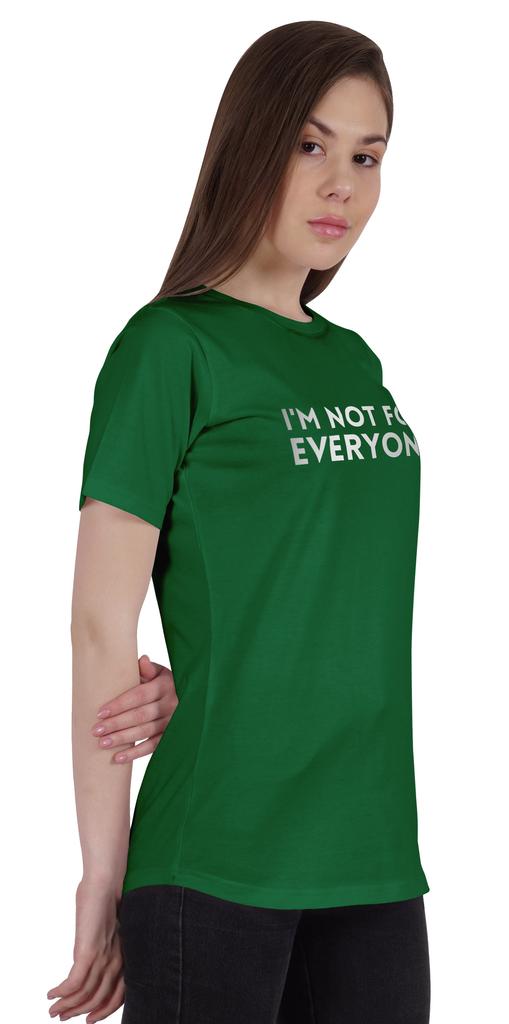 Inkmeso Womens Quote Top   Im Not For Everyone    Graphic Print Tee T-Shirt
