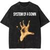 Washed Vintage System Of A Down Toxicity Music Album Cover Tshirt Unisex Rock T Shirt 90s Alternative High Quality Cotton Tshirt