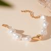 Vintage Baroque imitation pearl irregular geometric bracelet French Internet celebrity simple jewelry