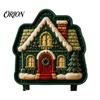 Christmas Party Food Prep Mini Pie Mold for Hand Pies, Holiday Gingerbread Man House Santa Claus Dough Stamp Baking Press Tools Pastry Cookies,