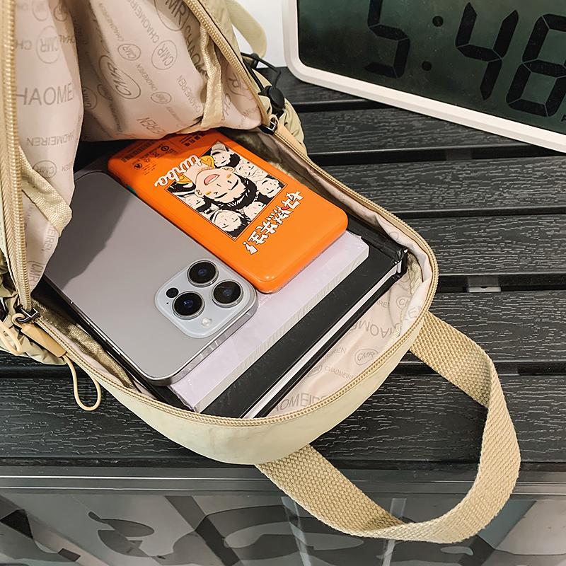 Multifunctional Small Backpack Unisex Lightweight Travel Chest Bag