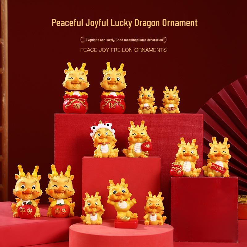 

Creative Dragon Mascot Bobblehead - New Year Wealth & Fortune Decoration