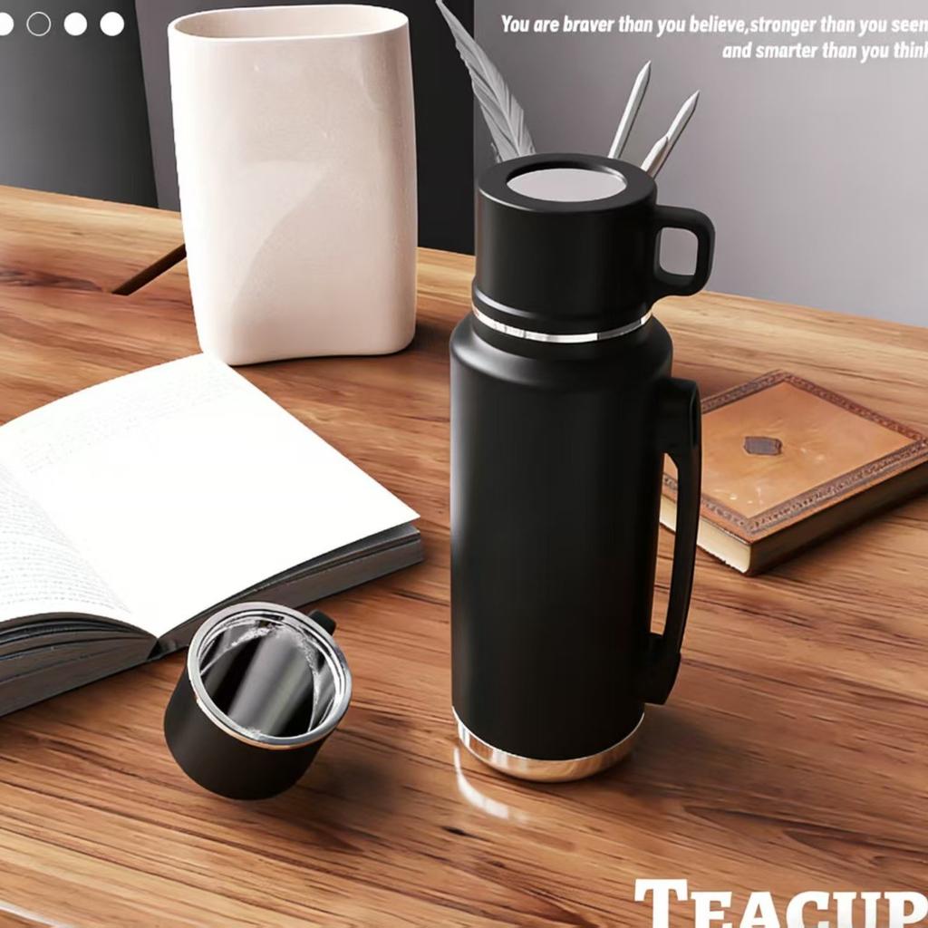 Thermos cup, tea separation cup, men's business large-capacity stewed tea, water cup for making tea