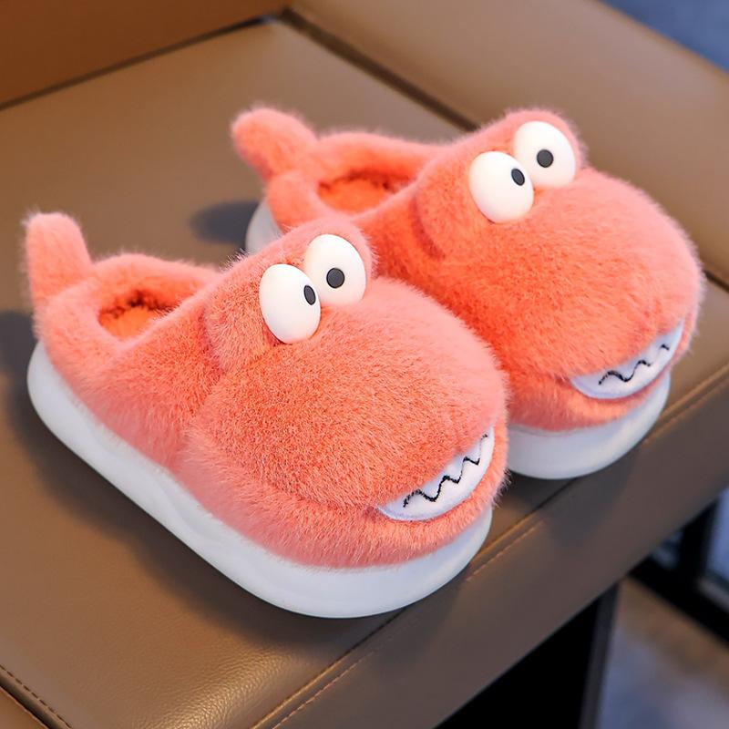 

Детские осенне-зимние симпатичные бархатные домашние тапочки из хлопка на толстой подошве 34-35 yards (inner length 21.5CM)