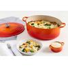 Чугунная жаровня Le Creuset Signature овальная 33 см духовка красная 7,5 л (21178330902430)