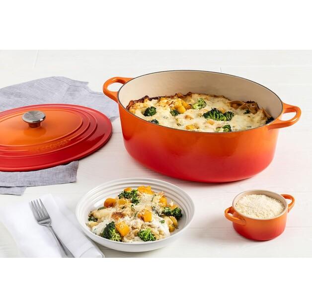 Чугунная жаровня Le Creuset Signature овальная 33 см духовка красная 7,5 л (21178330902430)