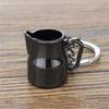 Coffee Culture Symbolic Portafilter Keychain Espresso Machine Accessory Bag Pendant Metal Texture Suitable for Gifting