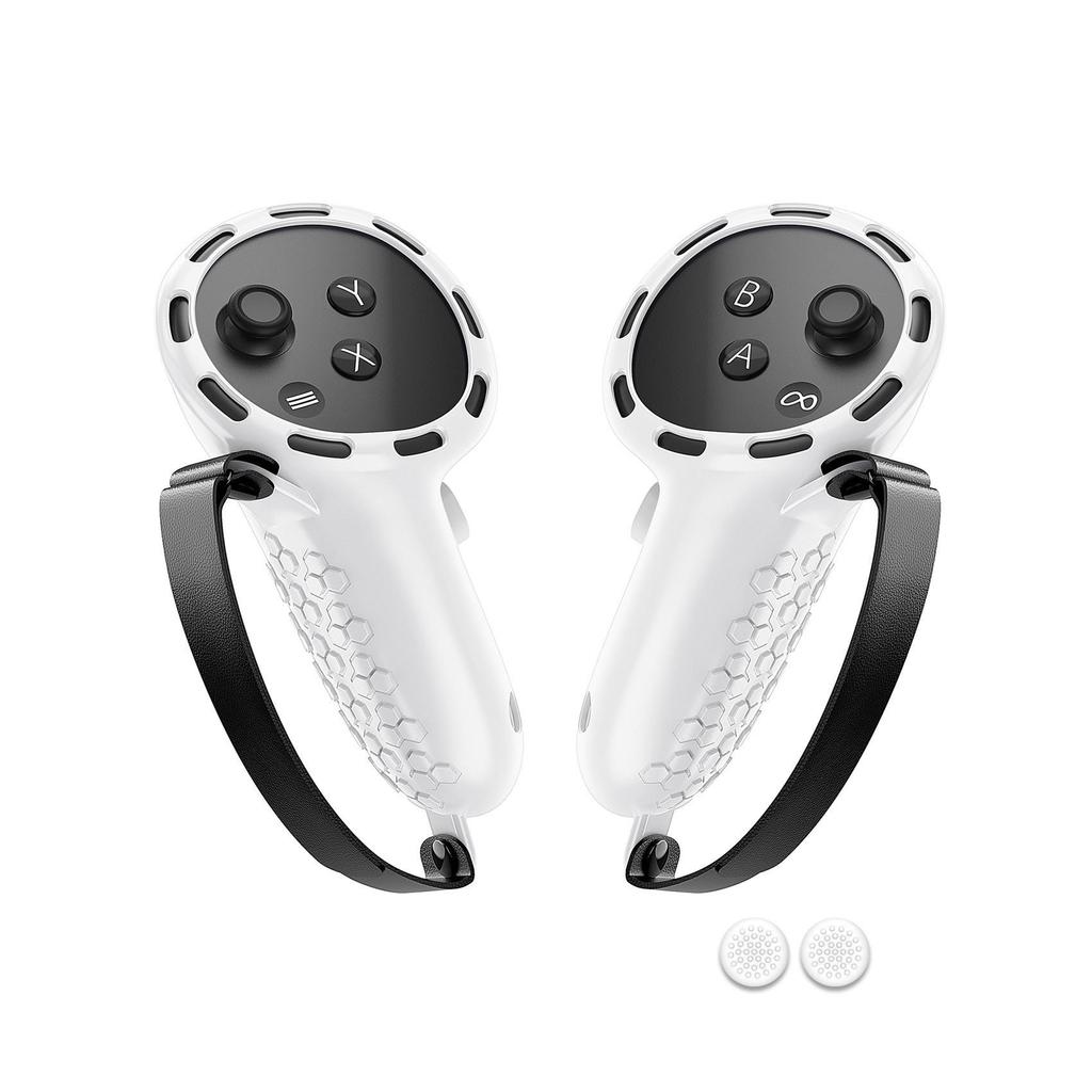 Silicone Protective Cover with Rocker Caps for Meta Quest 3/3s Controller