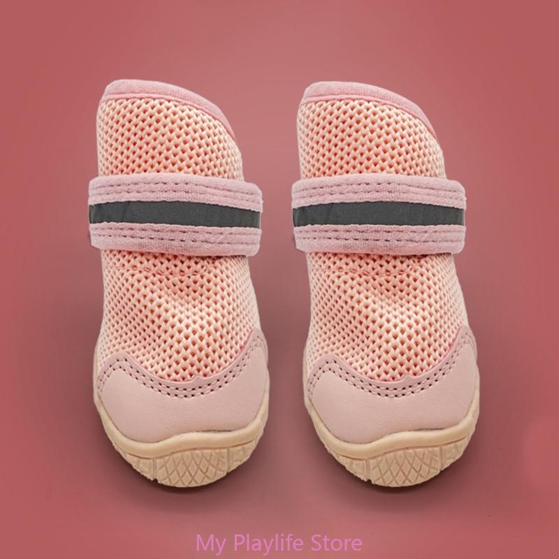 Breathable Pet Dog Shoes Casual Walking Booties Durable Footwear for Small Dogs Kitten Outdoor Dogs Protect Booties
