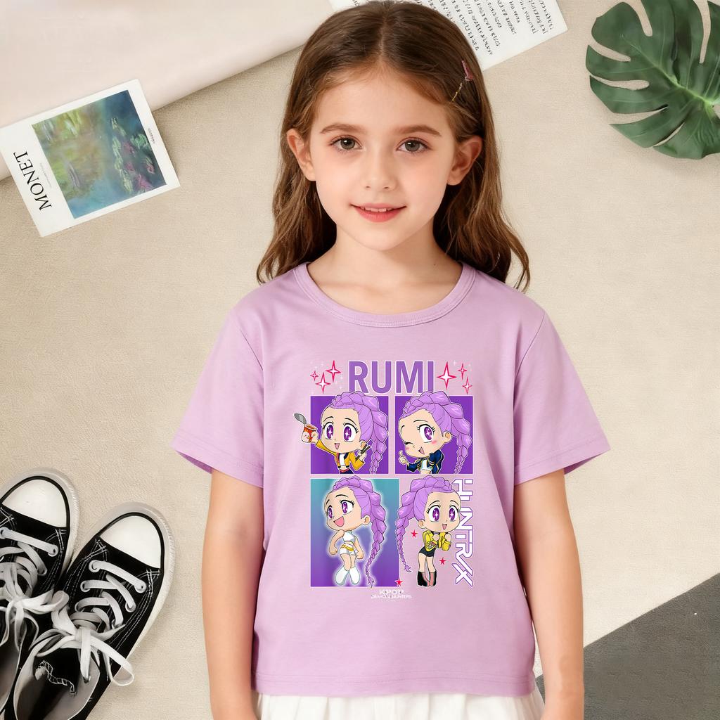 T-Shirts Girls Children's Girl Cartoon Printed Casual T-Shirt T Fashion Comfortable Short Sleeve Children's Clothing Top