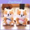 Chaveiro de Pelúcia Macia de Cachorro Corgi Com Design Compacto Para Uso em Mochila Ou Chaves