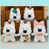 Bowknot West Highland White Terrier Plush Toy Cartoon Animal Child Scene Doll