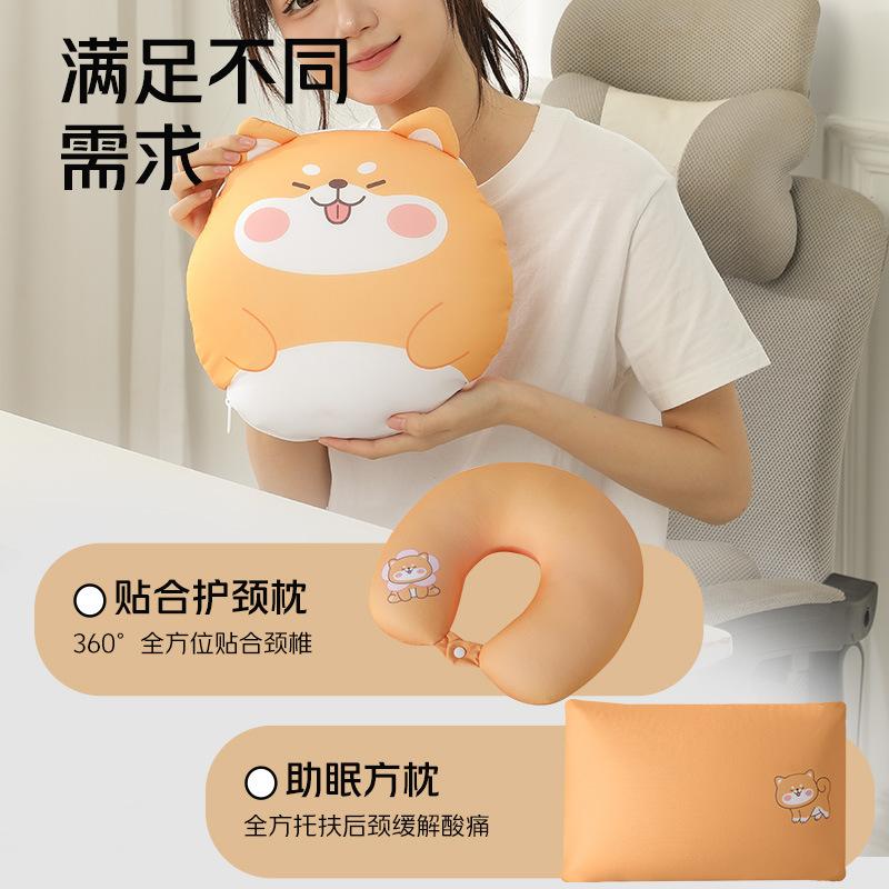 Office nap pillow travel neck pillow throw pillow deformation pillow