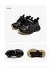Habi Bear Leather Kids' Sneakers - Dirt-Resistant Casual Shoes for Spring and Autumn