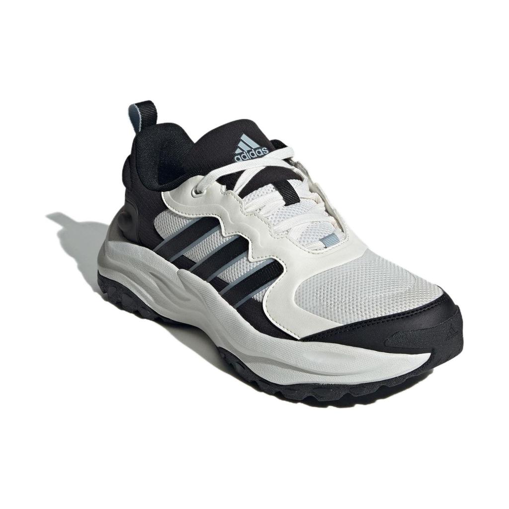 Adidas Maxxwavy Leather Classic Versatile Shock Absorbing Durable Low Top Dad Shoes Unisex Sneakers Black White IF9306