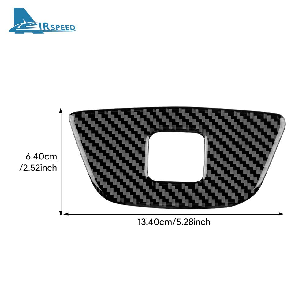 Prawdziwa miękka naklejka z włókna węglowego do Seat Ibiza 6j 2009 2010 2011 2012 2013 2014 LHD RHD Samochodowa ramka środkowa kierownicy