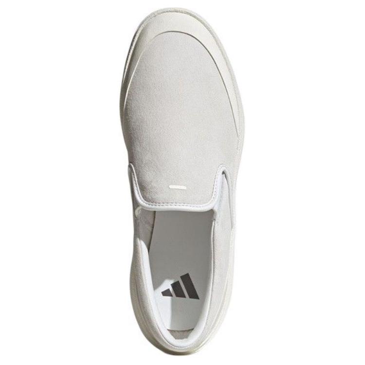 Adidas Labcourt Minimalist Comfortable Slip-Resistant Durable Low-Top Skate Shoes Unisex Sneakers Gray White JS4171