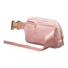 Lululemon 1L Everywhere Logo Zipper Waist Bag Women Bags Pink-Mist Gold LU9B18S-052982