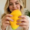16cm Slow Rebound Fidget Toy Super Soft Mango Squeeze Toy Giant Mango Squishy Toy  for Kids Adults