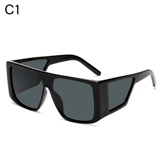 European New Square Sunglasses Women New Big Oversized Flat Top Sun Glasses Female Vintage Retro Shades for Women Men UV400