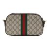 Gucci Ophidia Abnehmbarer Verstellbarer Schultergurt Reißverschluss Leinwand und Leder Umhängetasche Kleine Damen Umhängetasche 752591-FACFW-8920