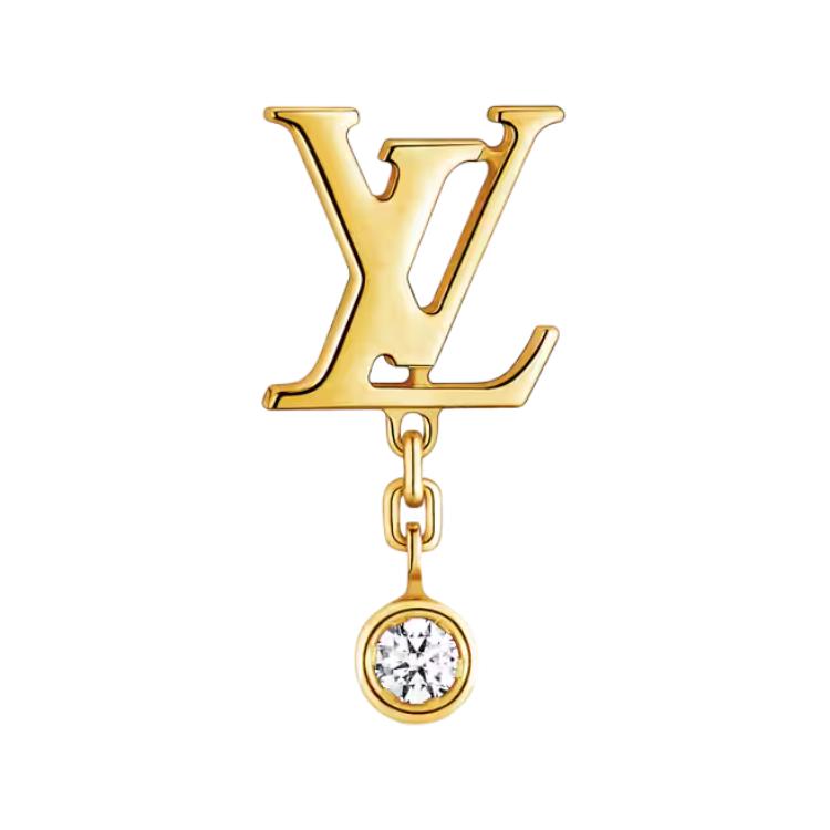 

Louis Vuitton Floral Combination 18K Gold Earrings Unisex earrings Q96495 Jewelry Box+Box+Dust Bag,Gold