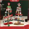 Christmas 1pc Wooden Xmas Tree Ornaments Santa Claus Snowman 2025 Merry Christmas Home Decoration New Year Desktop Decor Navidad