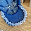 Stylish Women Fabric Baseball Hat with 3D Pearls Bowknot and Lace Trim for Outdoor Sports Activity Breathable Headwear