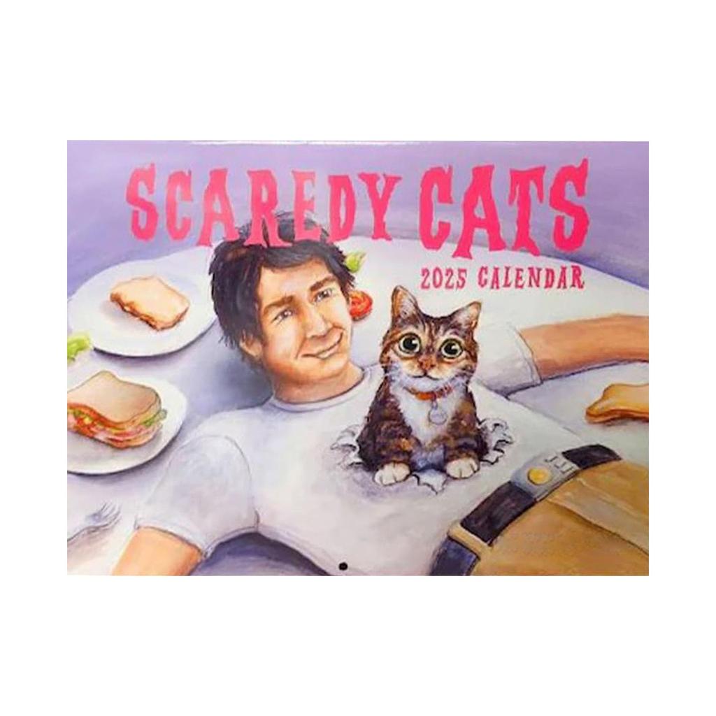 Cowardly Cat Monatskalender Ambient Wandkalender