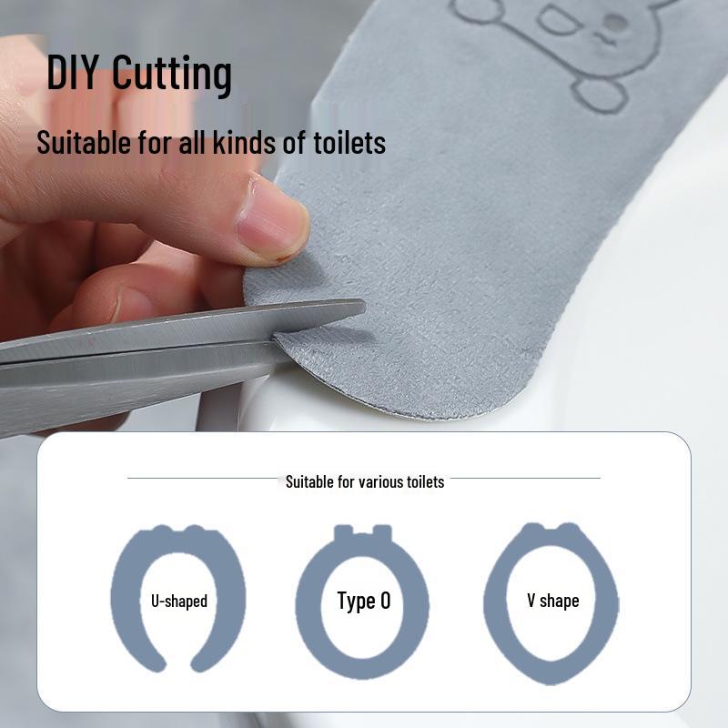 Ganzjahres Wasserdichter Toilettensitz-Aufkleber