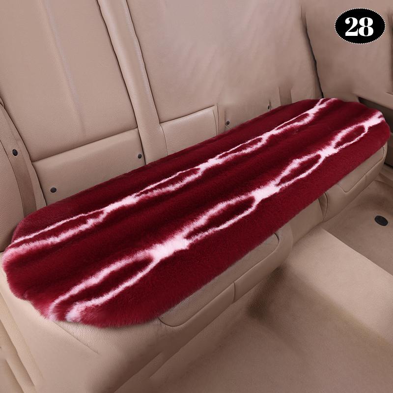 NEW Imitation Wool Universal Car Seat Cover Winter Thickened Warm Plush Auto Pillow Artificial Fur Seat Cushion Interior Fashion