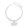 Exaggerated 2027 Number Pendant Necklace Aesthetic 2027 New Year Jewelry  New Year's Eve Gift