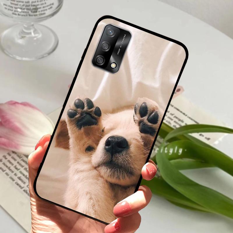 Für Oppo A74 4G Hülle CHP2219 Stoßfest Farbe Lackiert Matt Weiches TPU Silikon Handyhülle Für OPPO F19 Bumper CPH2219 Fundas
