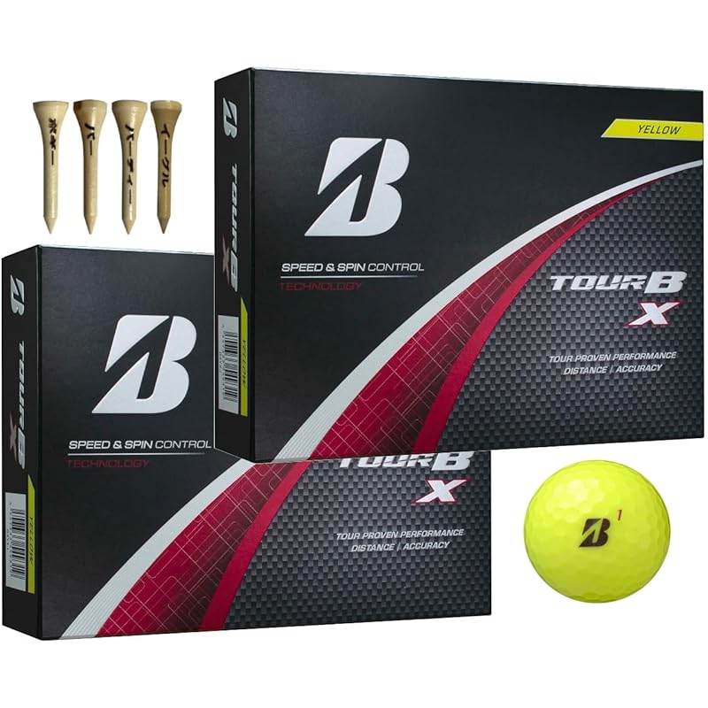 

golf ball TOUR B X XS 2024 model 2 dozen With bonus (X_Yellow_2 dozen)