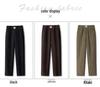 Mom's Fleece-Lined Cotton Pants, Thickened Straight-Leg, Warm Autumn/Winter Trousers for Middle-Aged/Elderly Women.