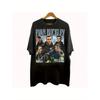 Herren/Damen Vintage 90er, LAFD 911 Notruf Grafik T-Shirt, Evan Buckley Streetwear Tee, 180g 100% Locker geschnittenes Shirt für ganzjährige Freizeitkleidung