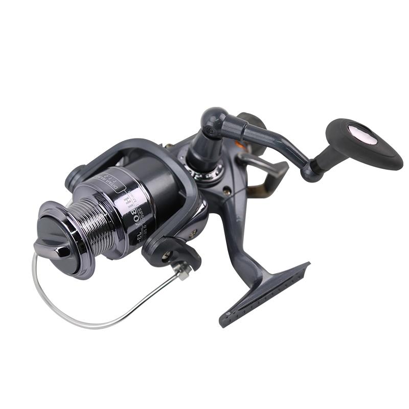 High-Quality Metal Spinning Fishing Reel with Double Brake System Dual Drag 5.1:1 Premium Carp Fishing Reel