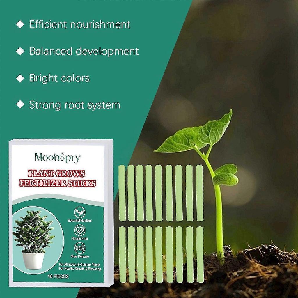 MoonSpry Plant Fertilizer Sticks, Slow Release Seaweed Fertilizer for Garden Plants