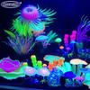 Fluorescent Aquarium Decor Fish Tank Landscaping Coral Simulation Coral Ornaments Small Underwater World Landscape Decor