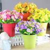 34.5cm Artificial Flowers 28 Heads Table Centerpiece Vibrant One Bouquet 7 Branch Silk Artificial Decorative Flower For Wedding