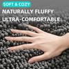 Solid Color Chenier Stain Resistant Carpet Toilet Non-Slip Foot Mat Household Toilet Door Mat Bathroom Absorbent Floor Mat