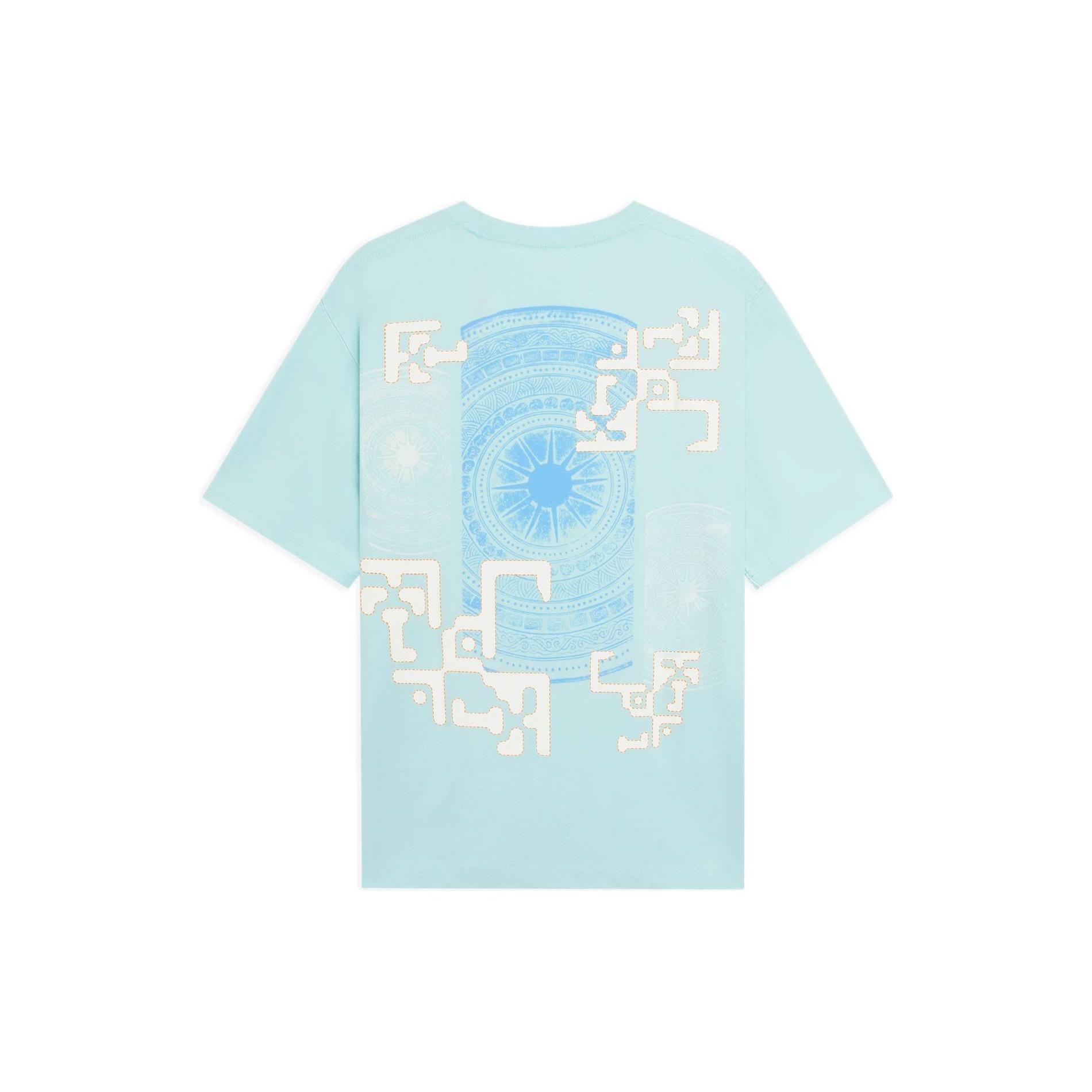 Li-Ning Geometry Graphic T-shirt Light Blue Men s AHSSB29-2 XXL