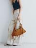 Vengdi Cleo Shoulder Bag_Suede Camel