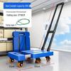 Enhanced Non-slip Portable Six-Wheel Shopping Cart with Retractable Handle