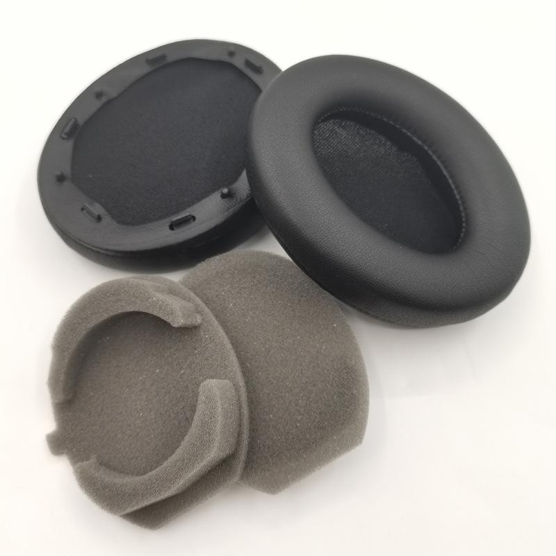 

2Pcs Headset Ear Pad Replacement Snap-On Protein Skin Memory Sponge For WH-1000X M3 M4 Headphones Repair Part